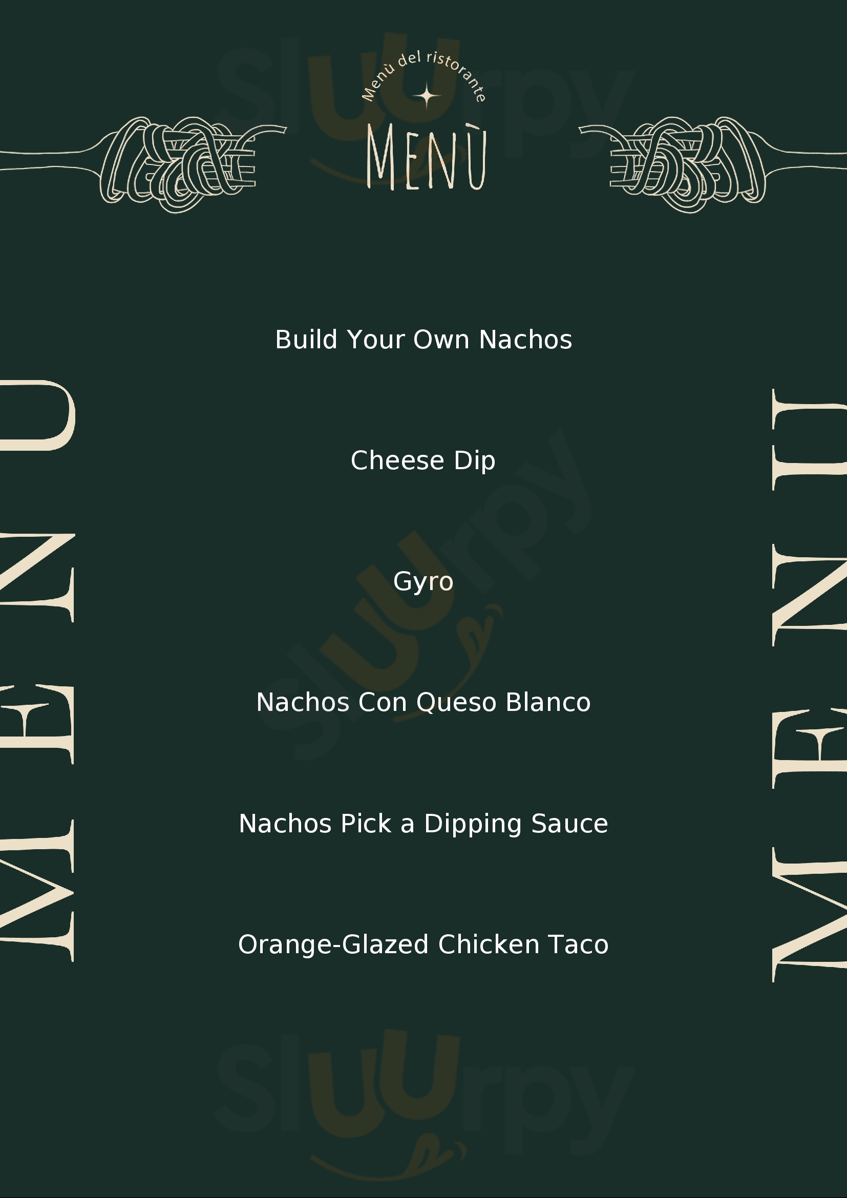 Menu Fuudies - Condado Tacos