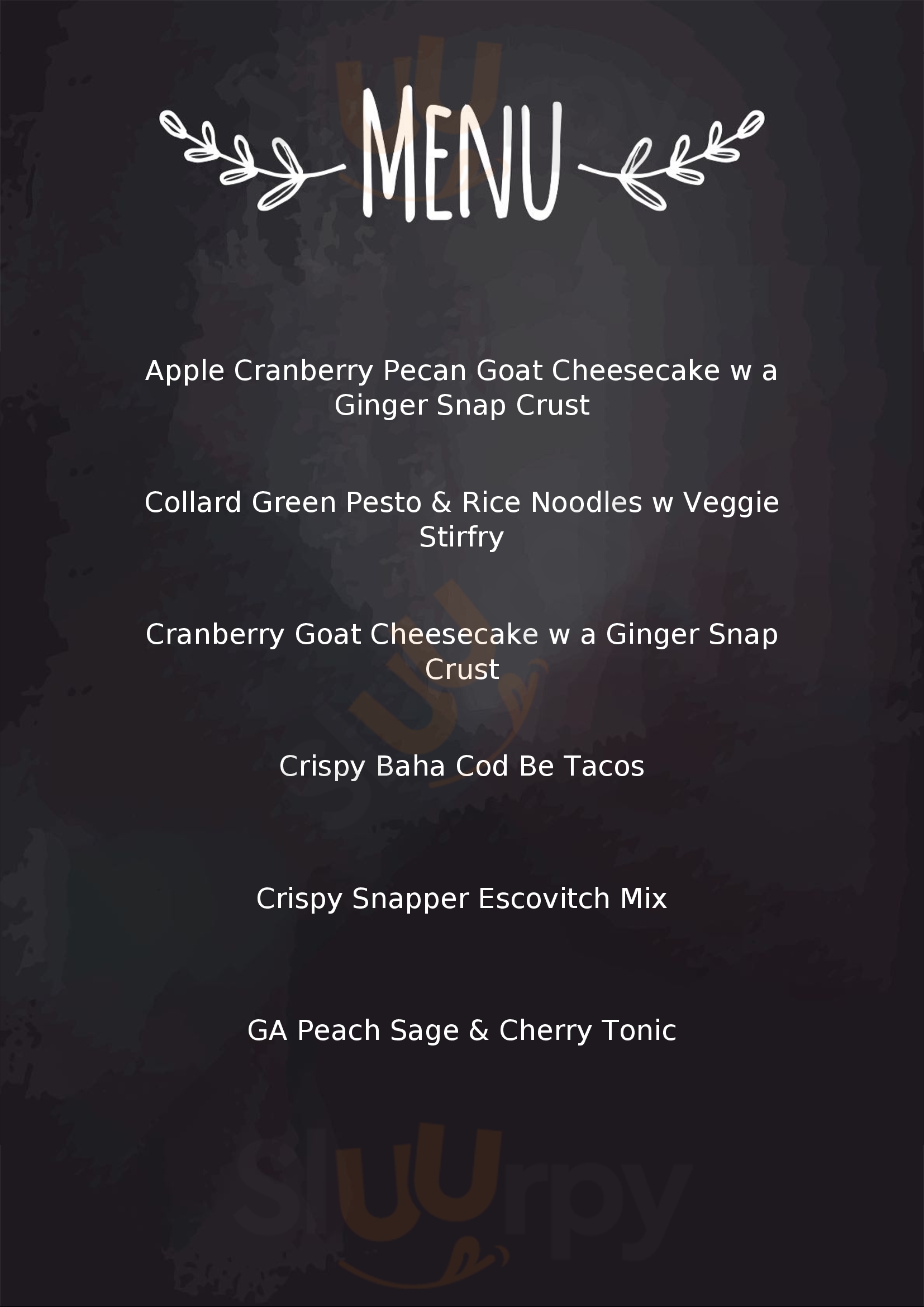 Yvl Blood Type Kitchen Atlanta Menu - 1