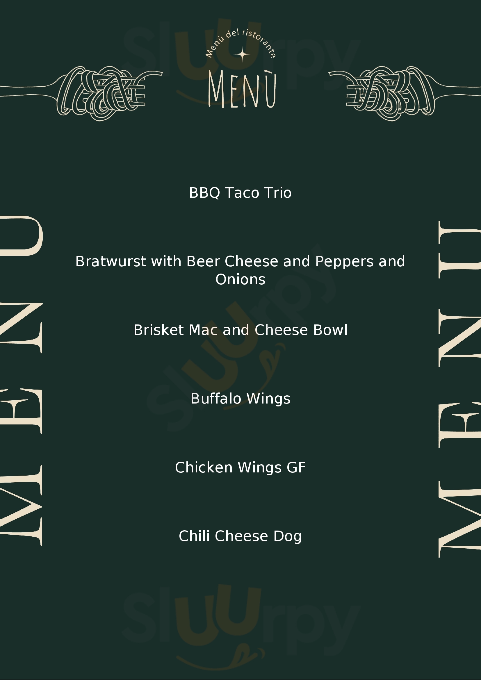 Crave Hot Dogs & Barbque Raleigh Menu - 1