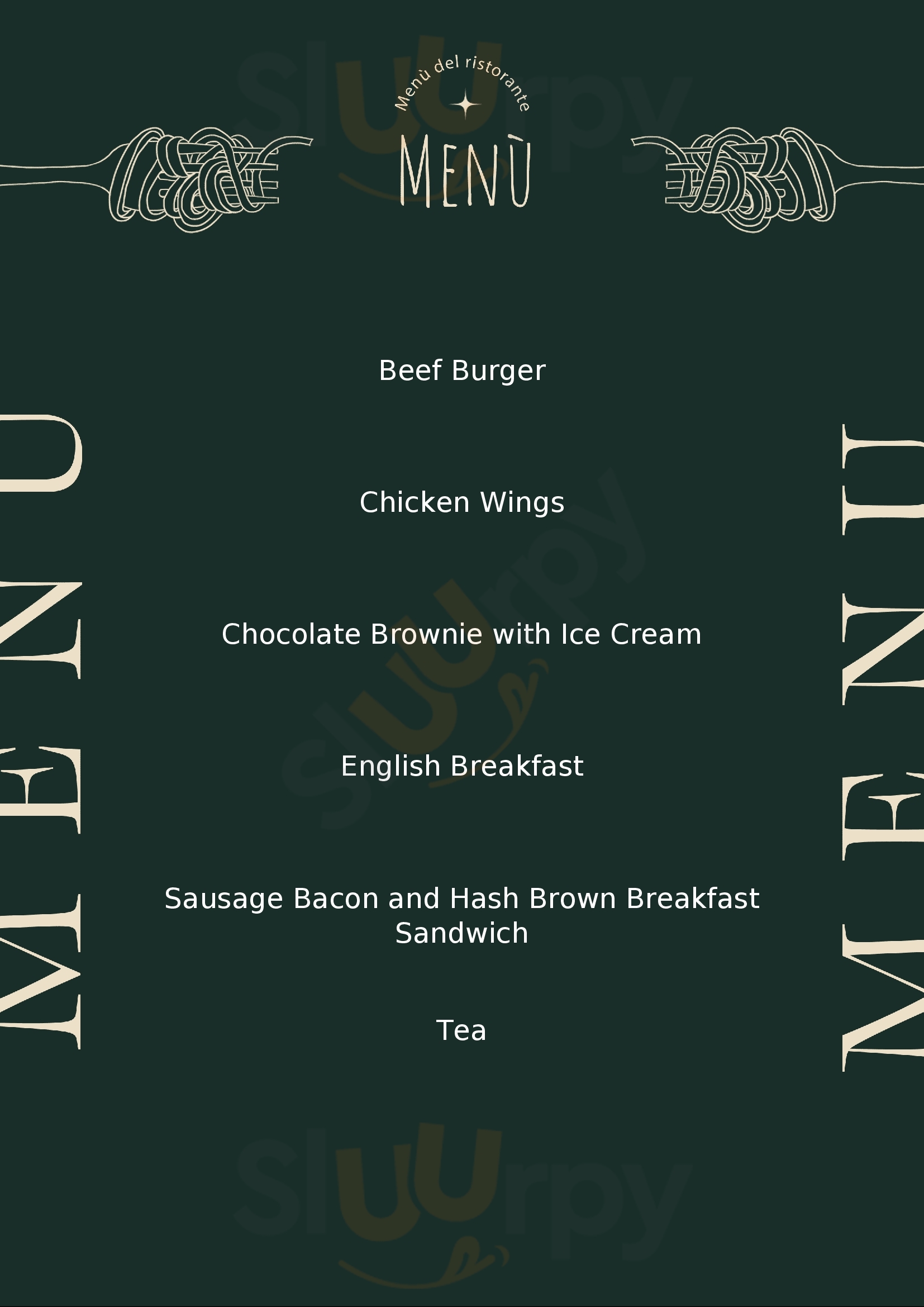 The Green Houuse Downham Market Menu - 1