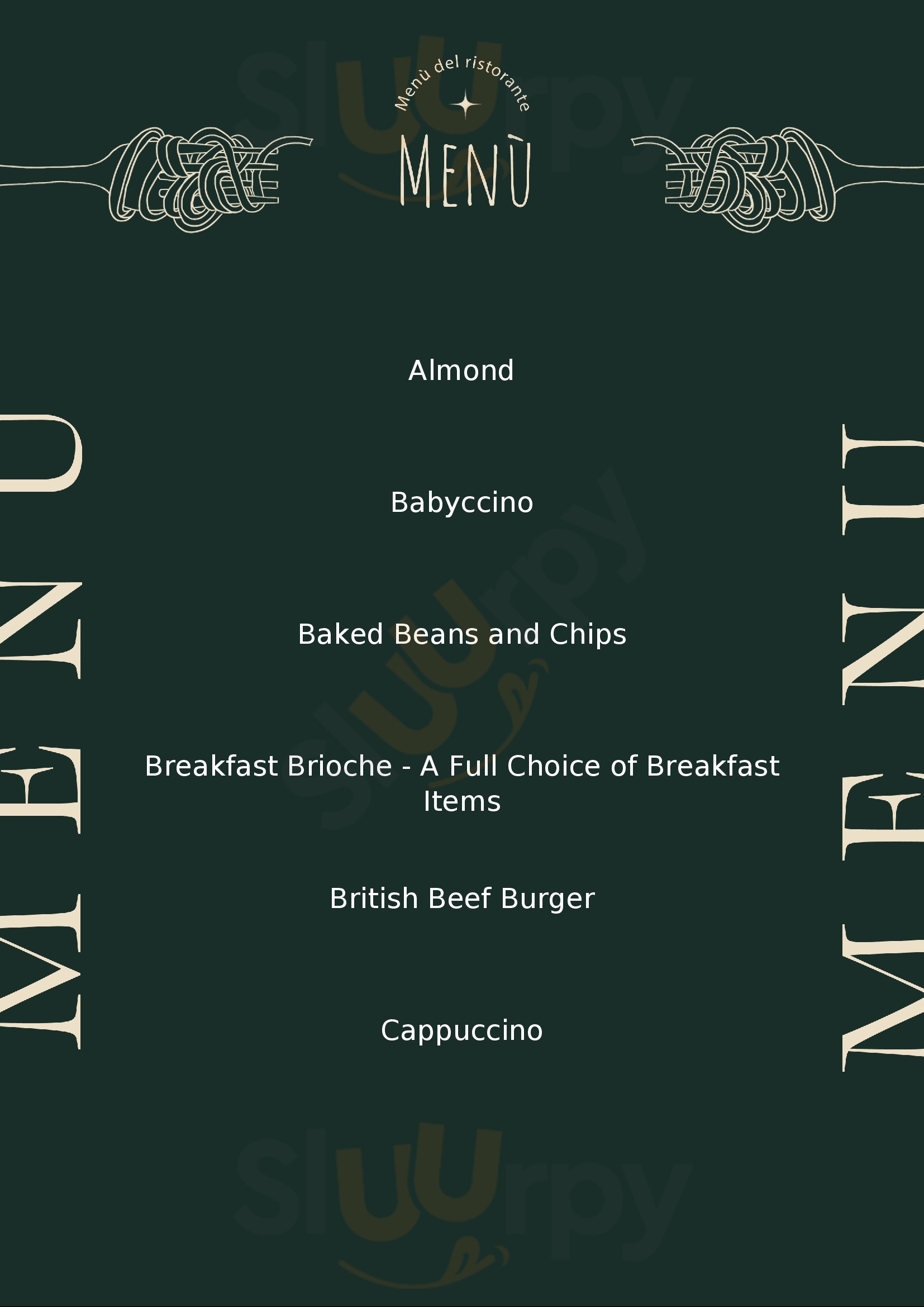 Tasty Bean Cafe Watford Menu - 1