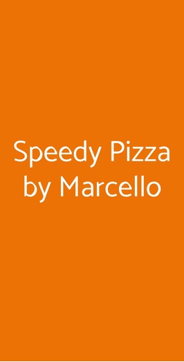 New Speedy Pizza, L'Aquila