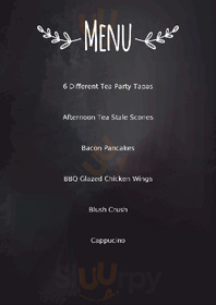 Tipsy Teapot menu