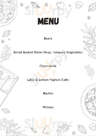 Sheldon's Cafe Bar menu