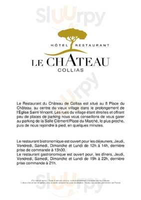 Château De Collias Restaurant, Collias