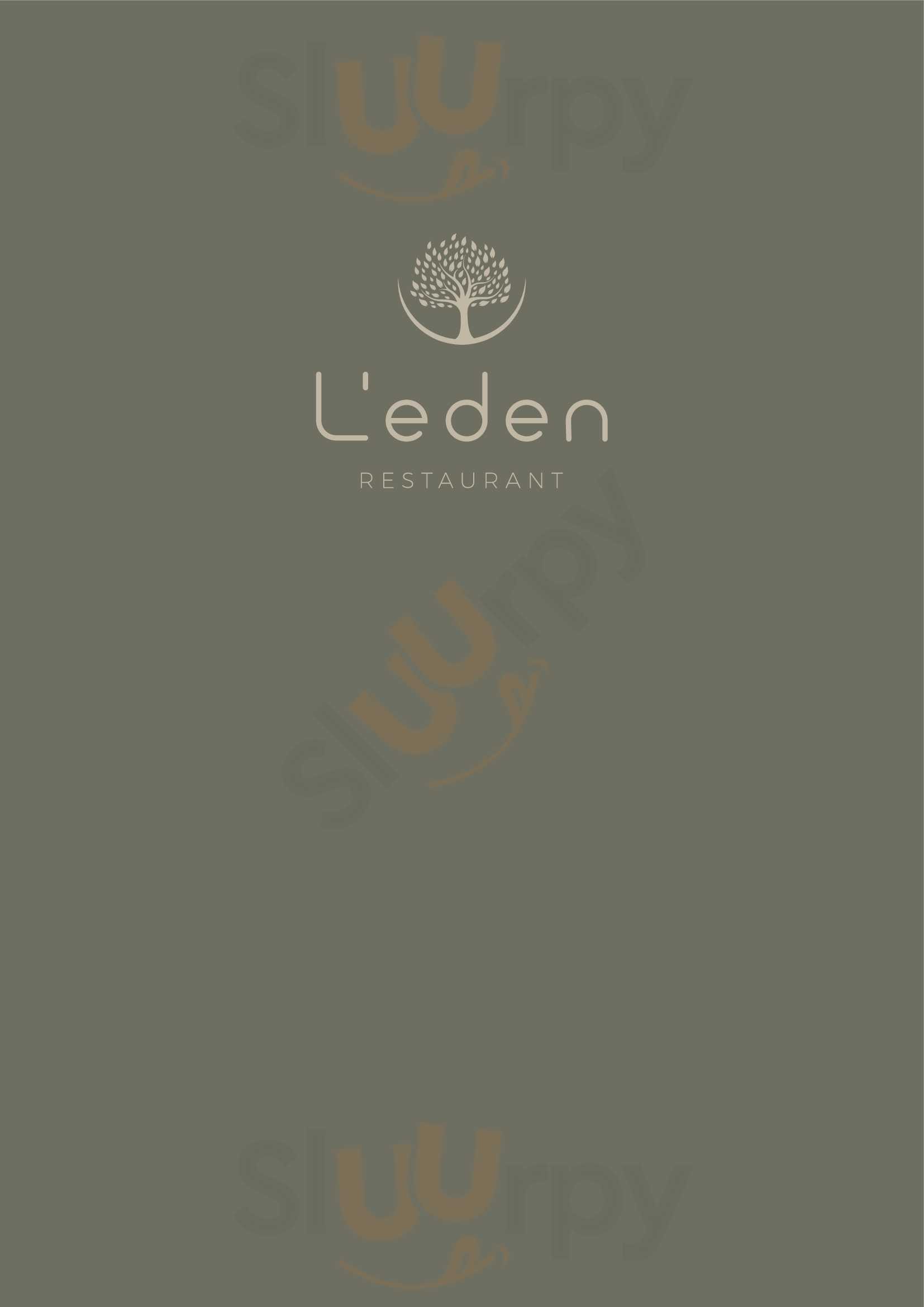 L'eden Restaurant Mérignac Menu - 1