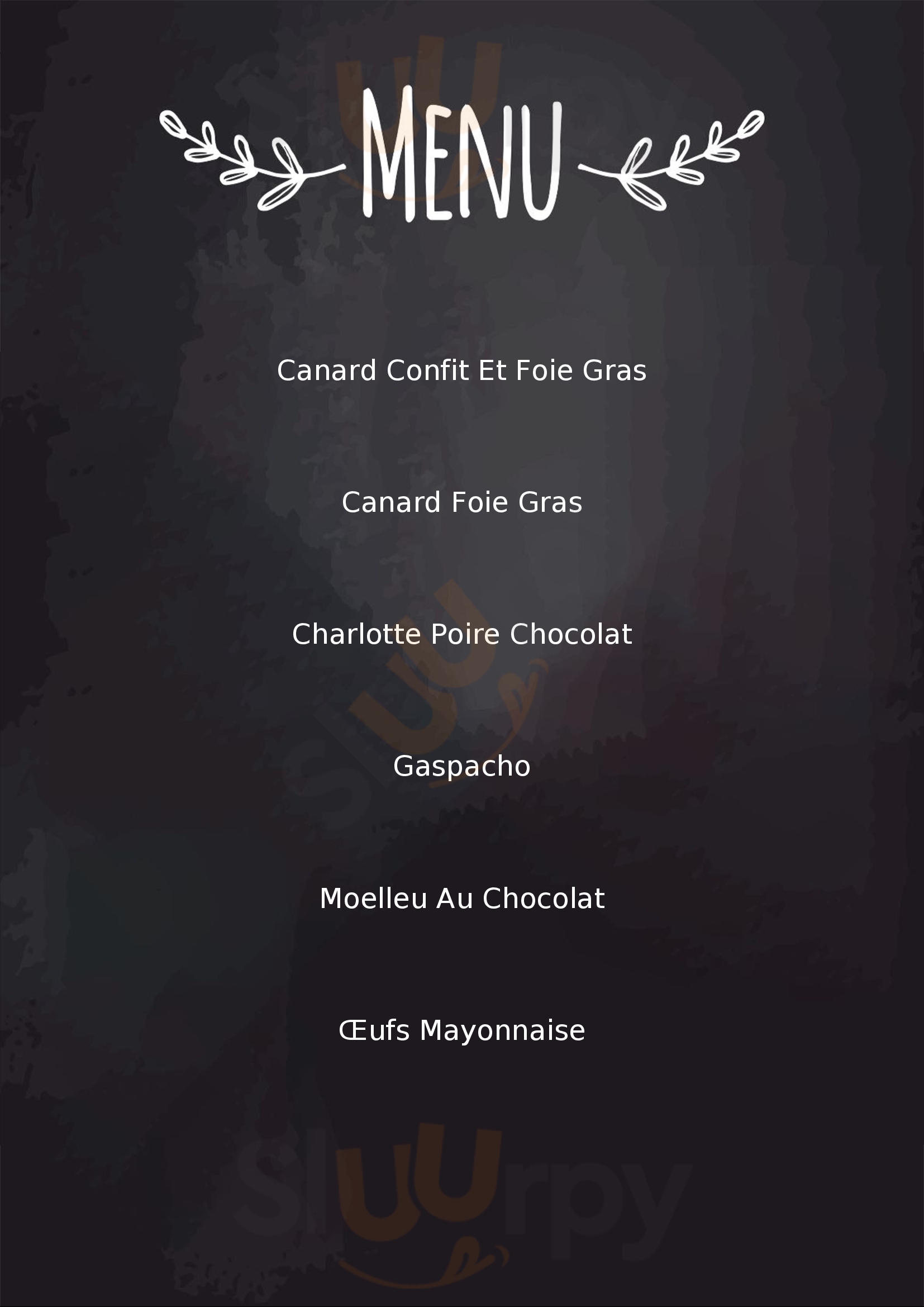 Menu Fuudies - Bar Celone