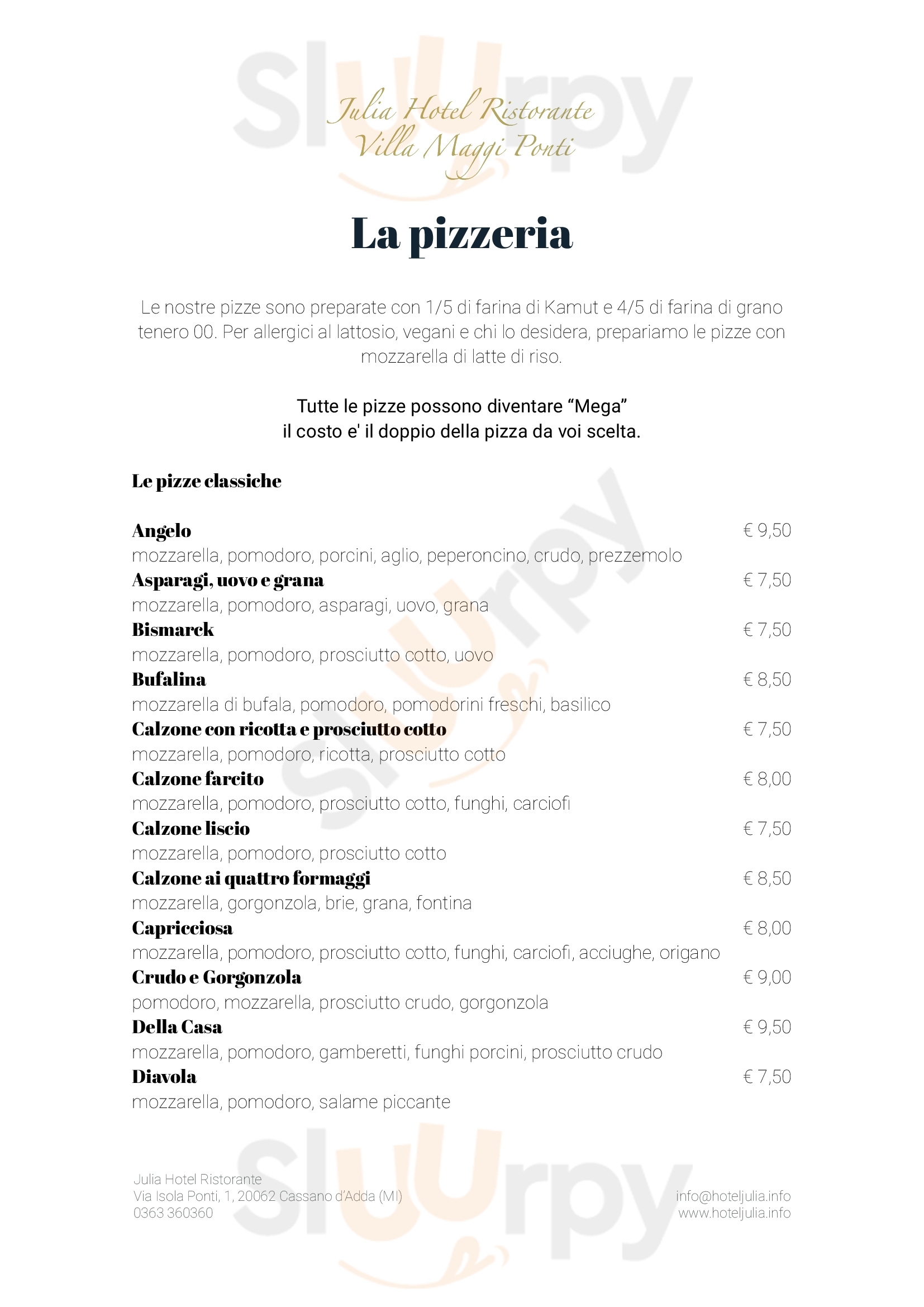 Albergo Ristorante Julia Cassano d'Adda Menu - 1