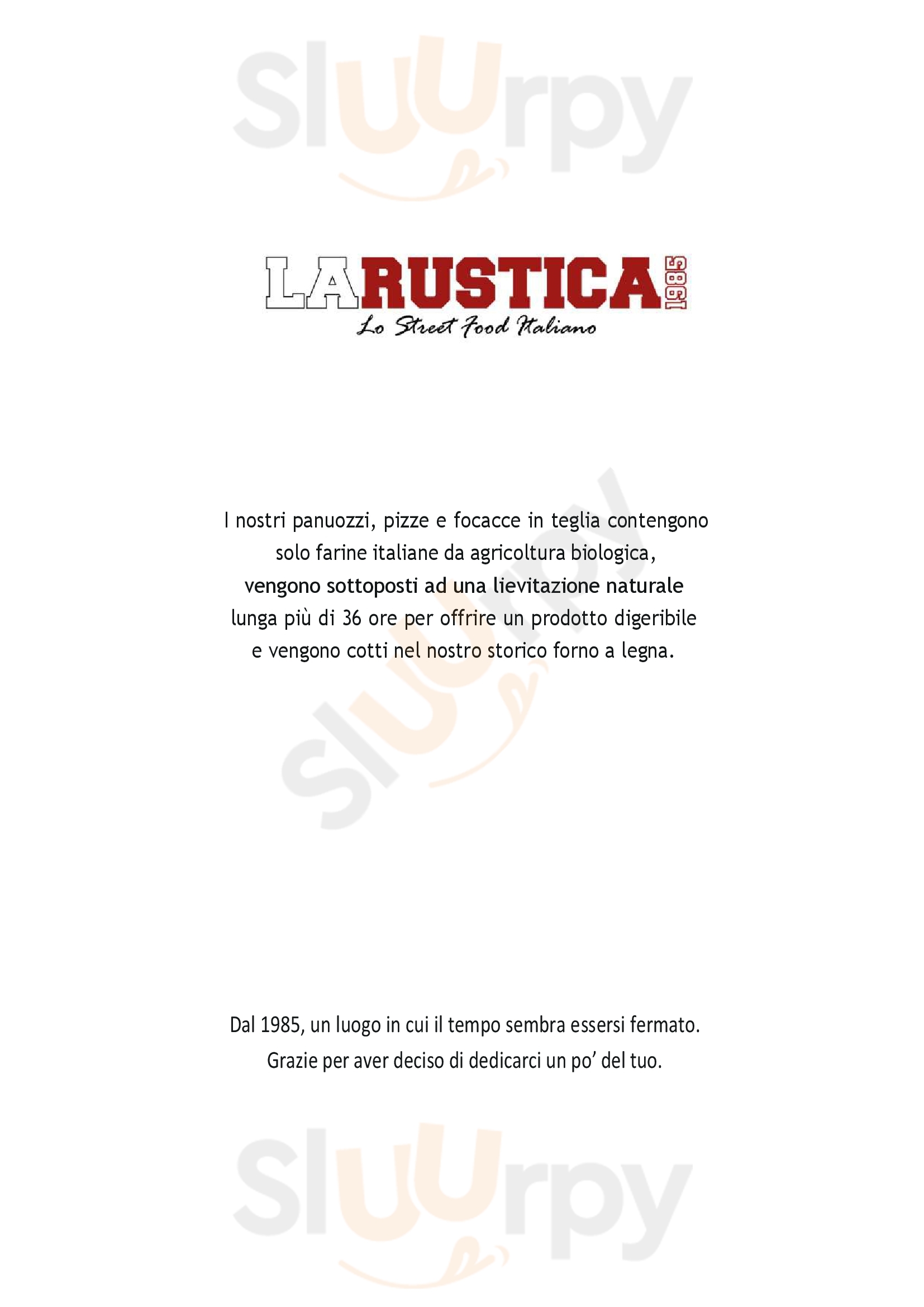 Pizzeria Rustica Santeramo in Colle Menu - 1