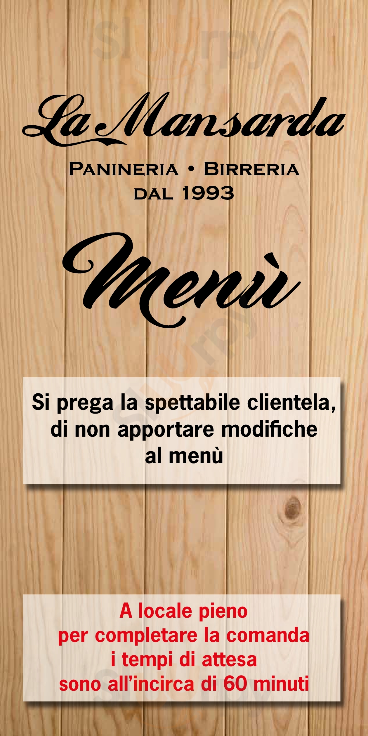 La Mansarda Santa Venerina Menu - 1