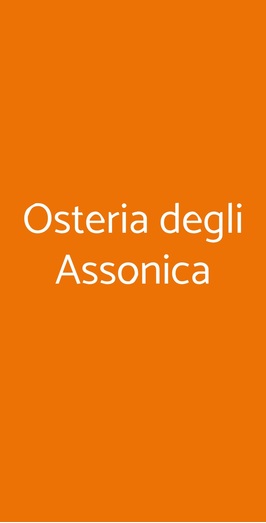 Osteria Degli Assonica, Sorisole