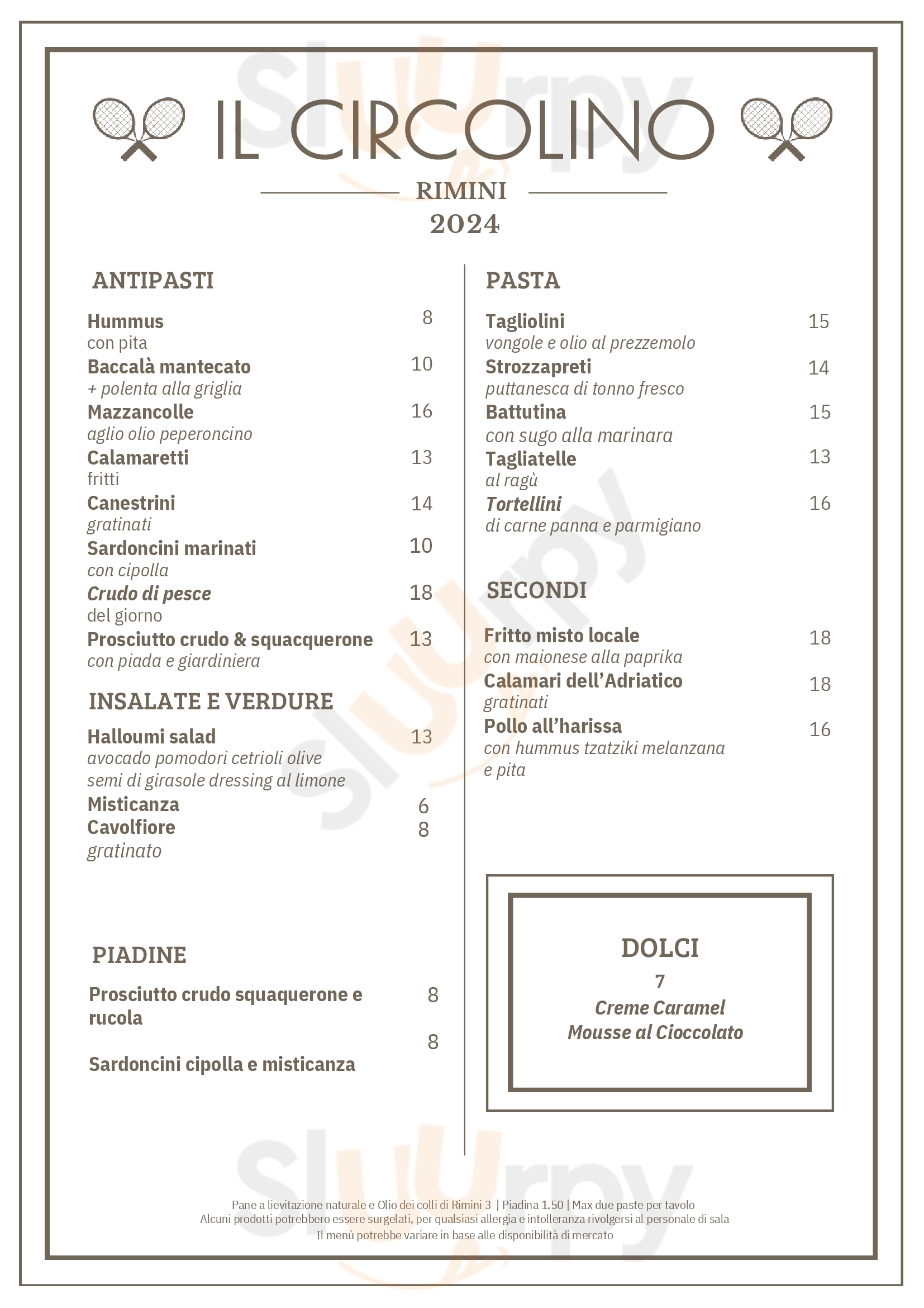 Il Circolino Rivabella Menu - 1