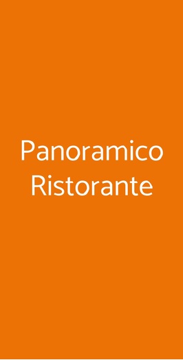 Panoramico Ristorante, Fonteno