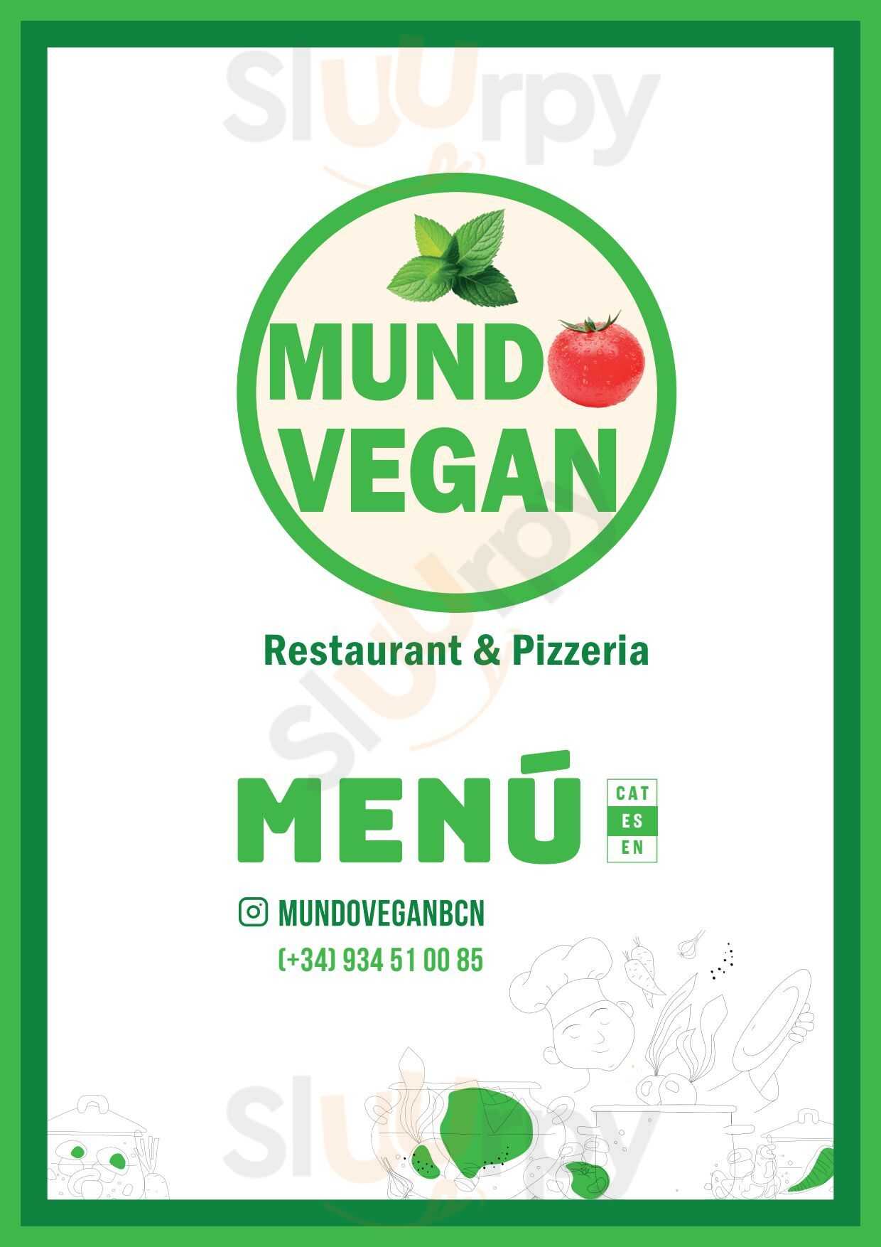 Mundo Vegan Barcelona Menu - 1