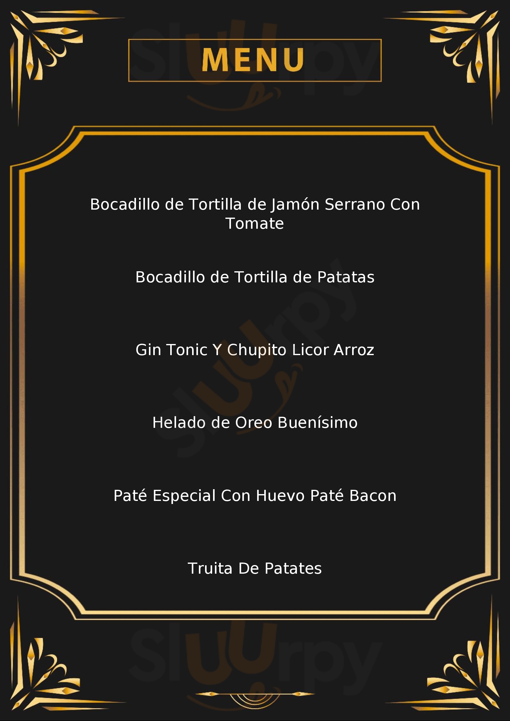 Caracas Castellón de la Plana Menu - 1