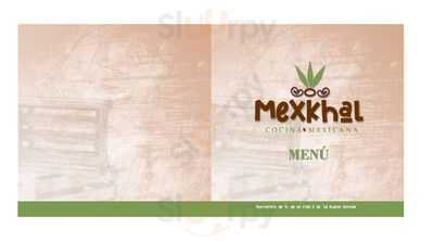 Mexkhal menu