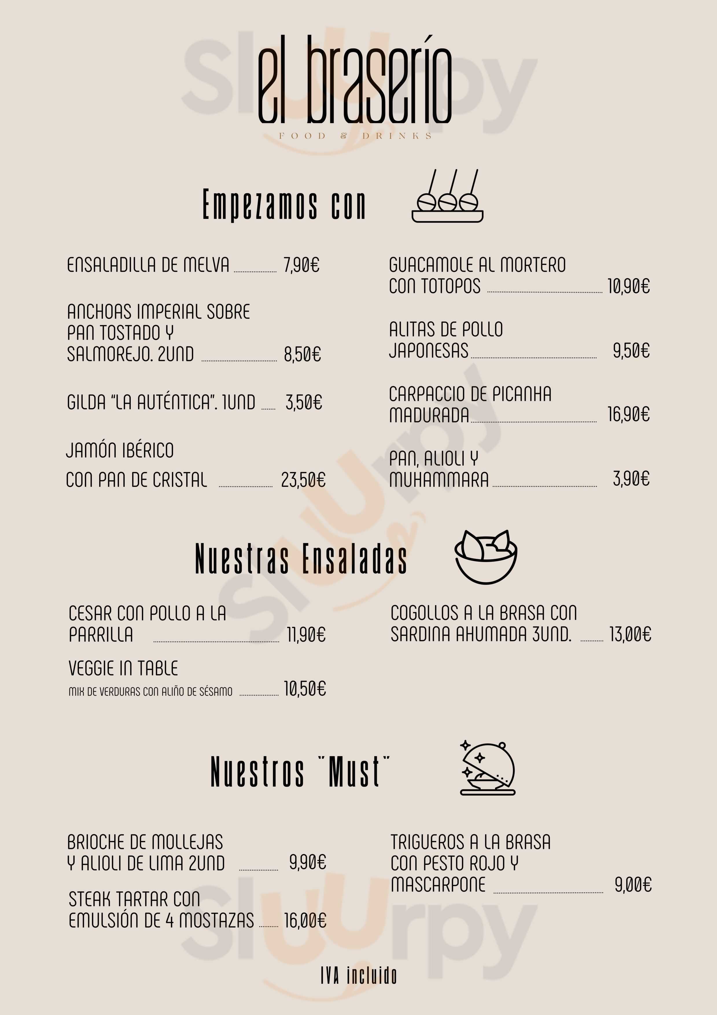 El Braserio Palma de Mallorca Menu - 1