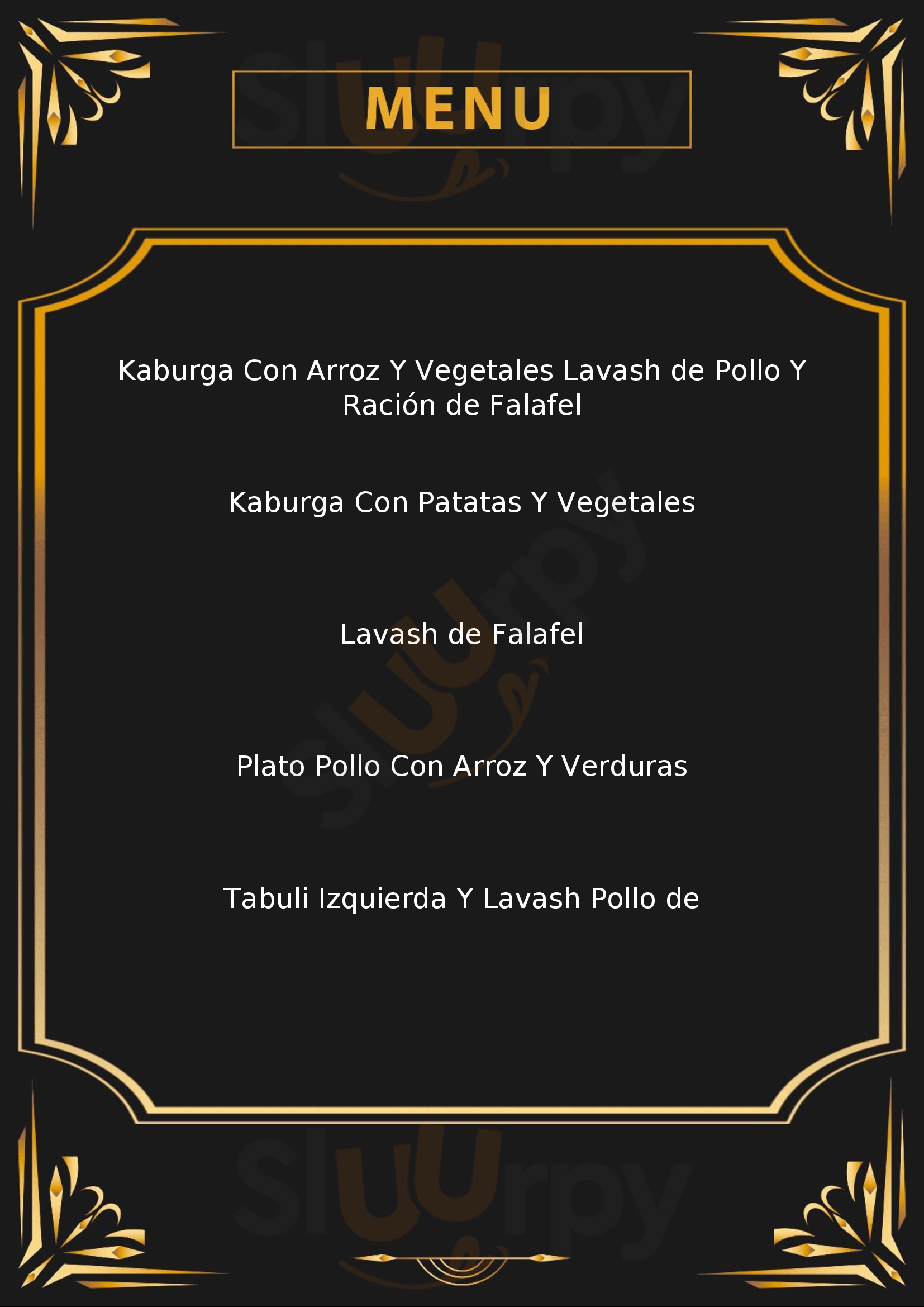 Mezebar Vira Vira Gyros Madrid Menu - 1