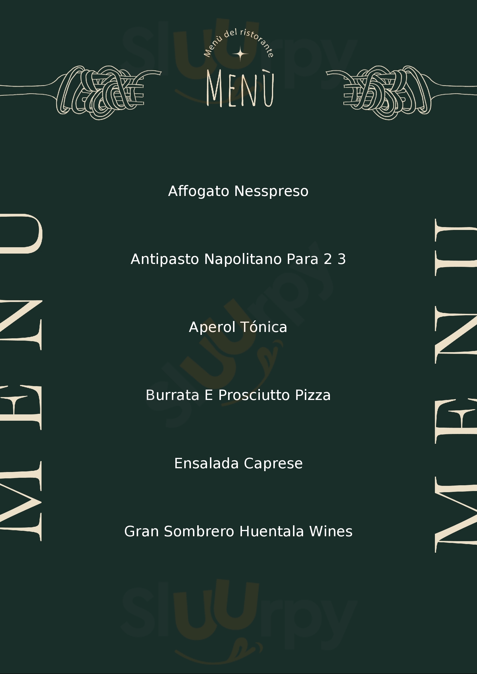 Bigalia Pizza Napolitana Mendoza Menu - 1
