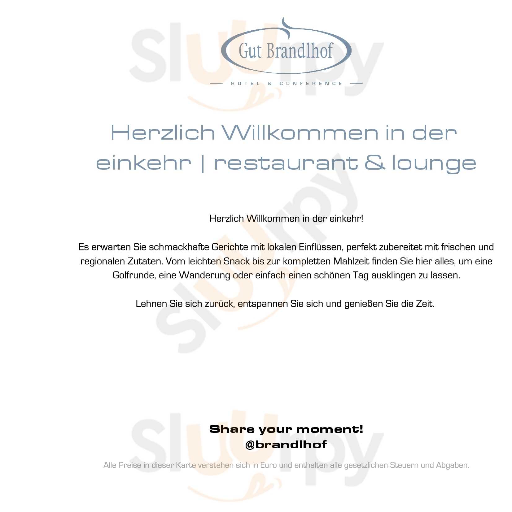 Einkehr | Restaurant & Lounge Saalfelden am Steinernen Meer Menu - 1