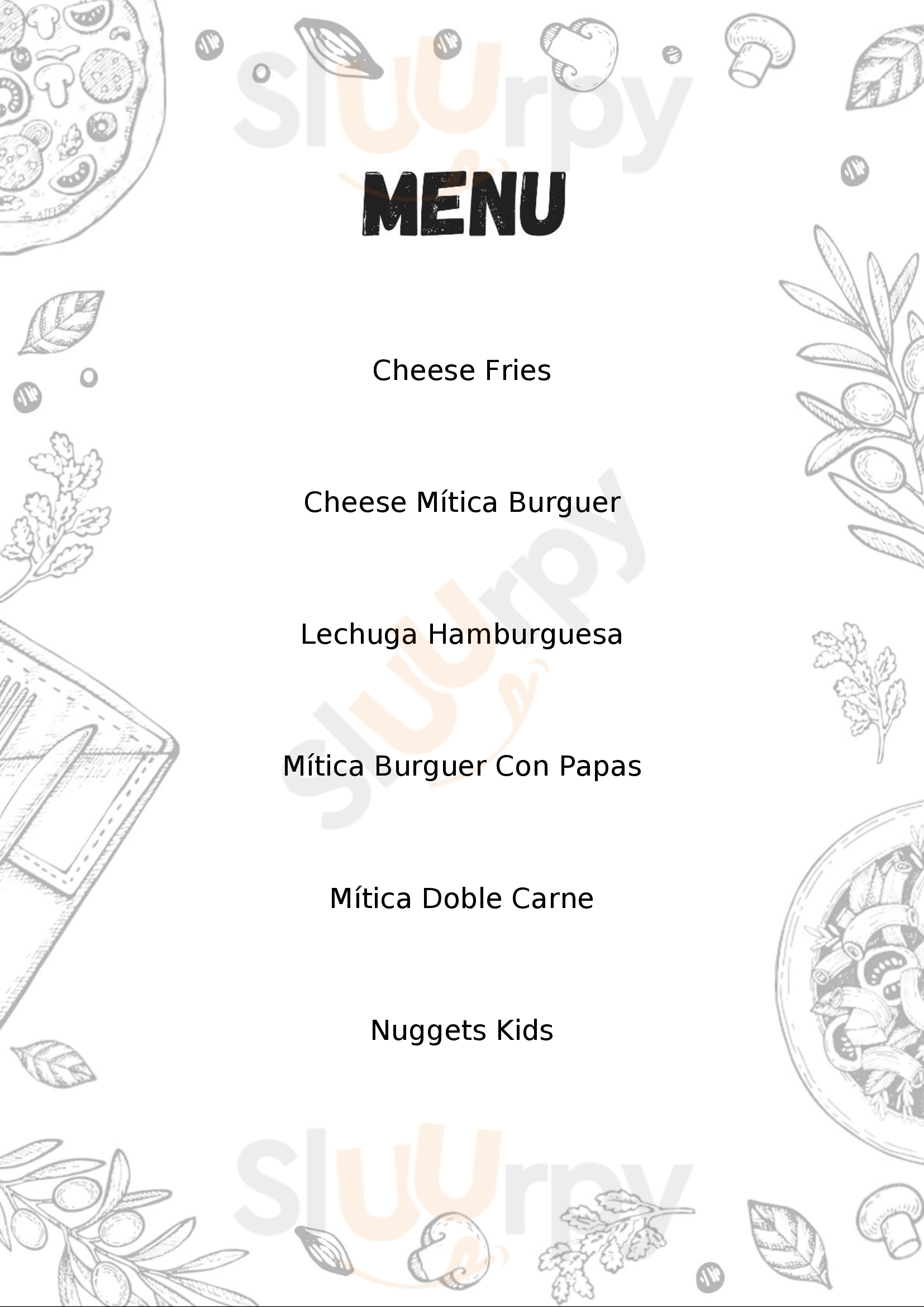 Mítica Mérida Menu - 1