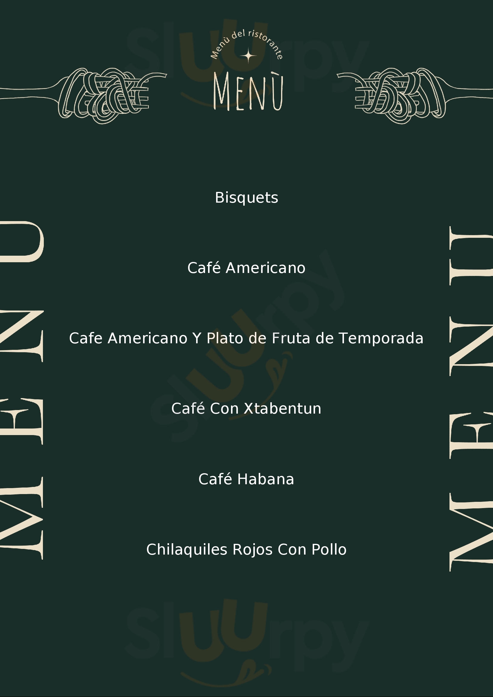 Café La Habana Mérida Menu - 1
