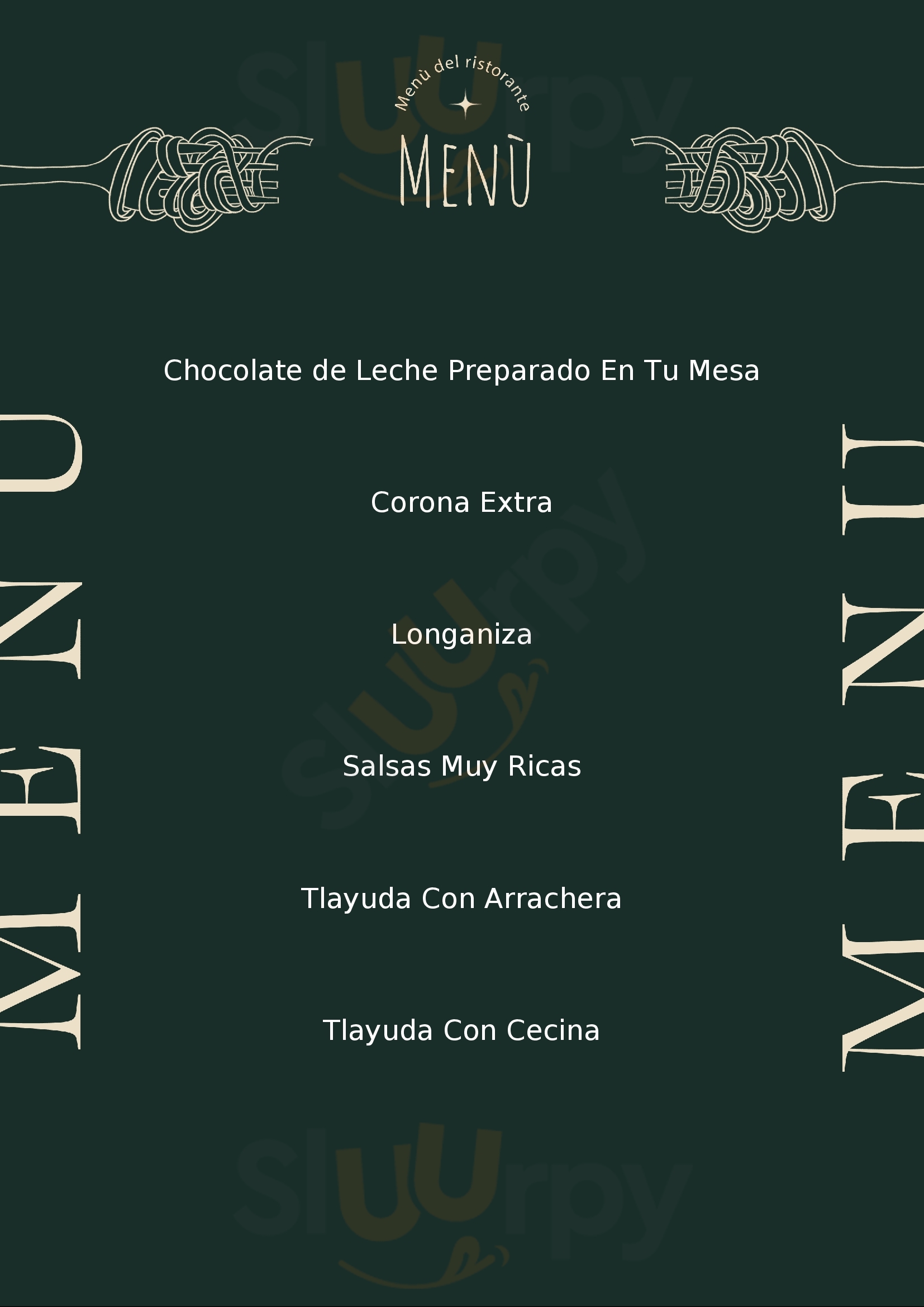 El Negro Tlacuyas Oaxaca Menu - 1