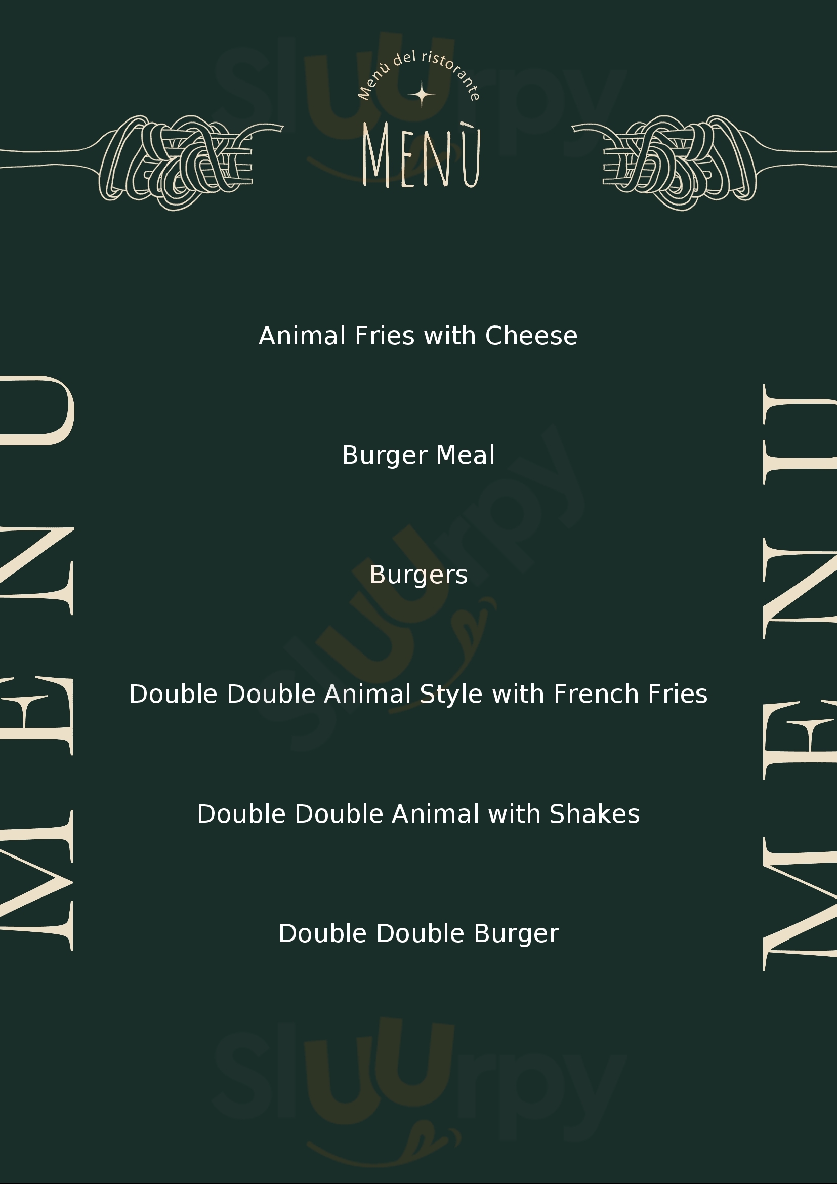 In And Out Burgers Preston Menu - 1