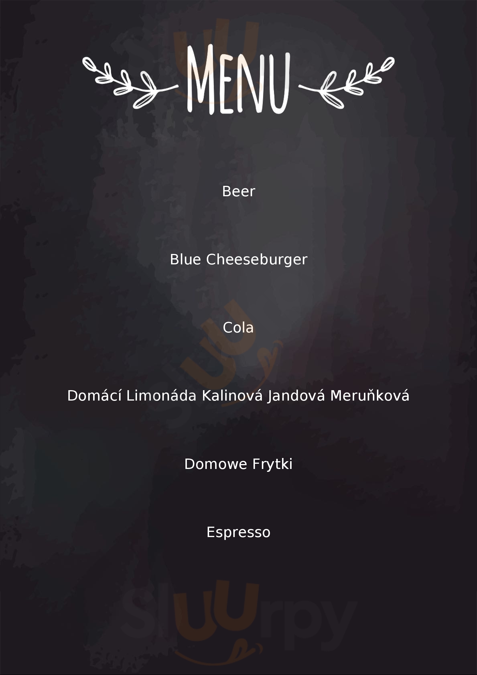 Streetburger Bistro Praha Menu - 1