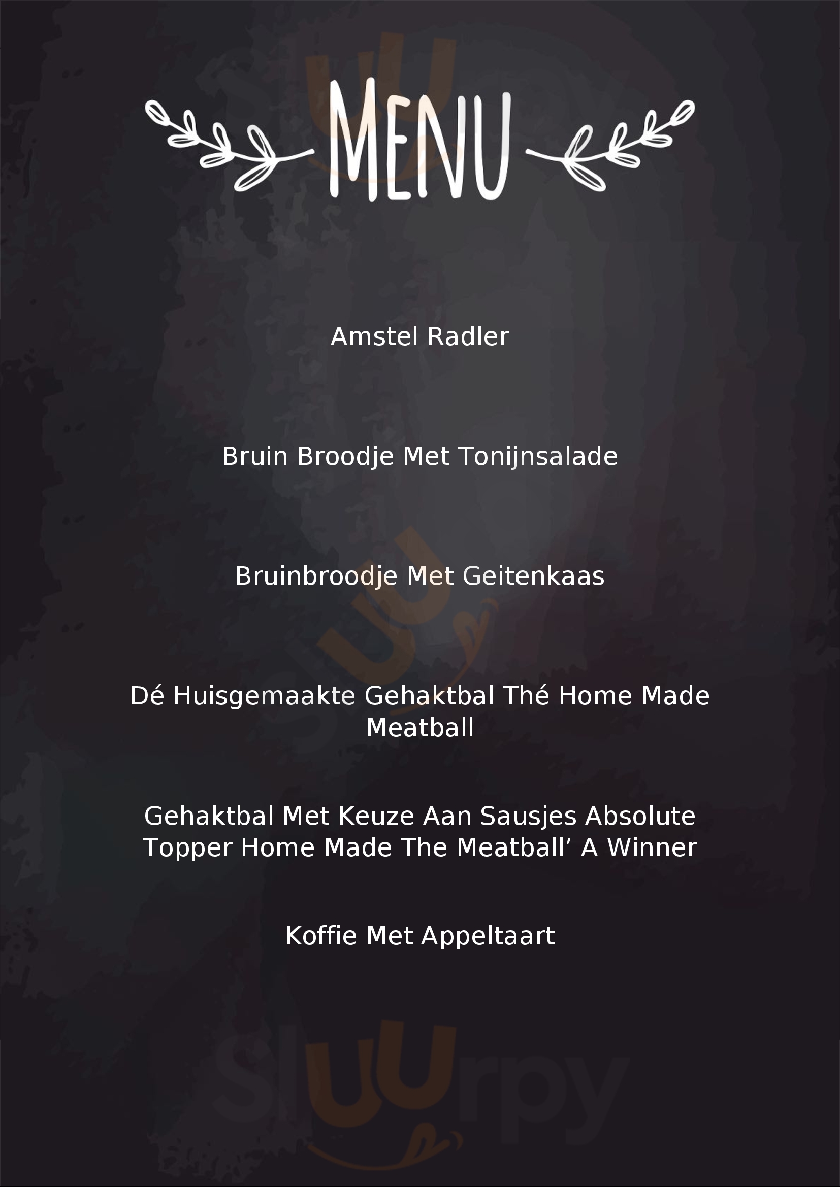 Café Theehuis Bos&hei Sint Huizen Menu - 1