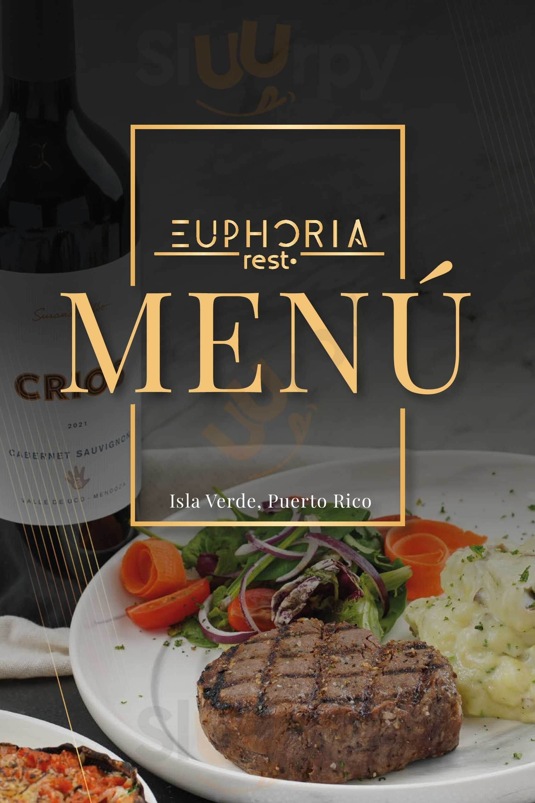 Euphoria Restaurant Isla Verde Menu - 1