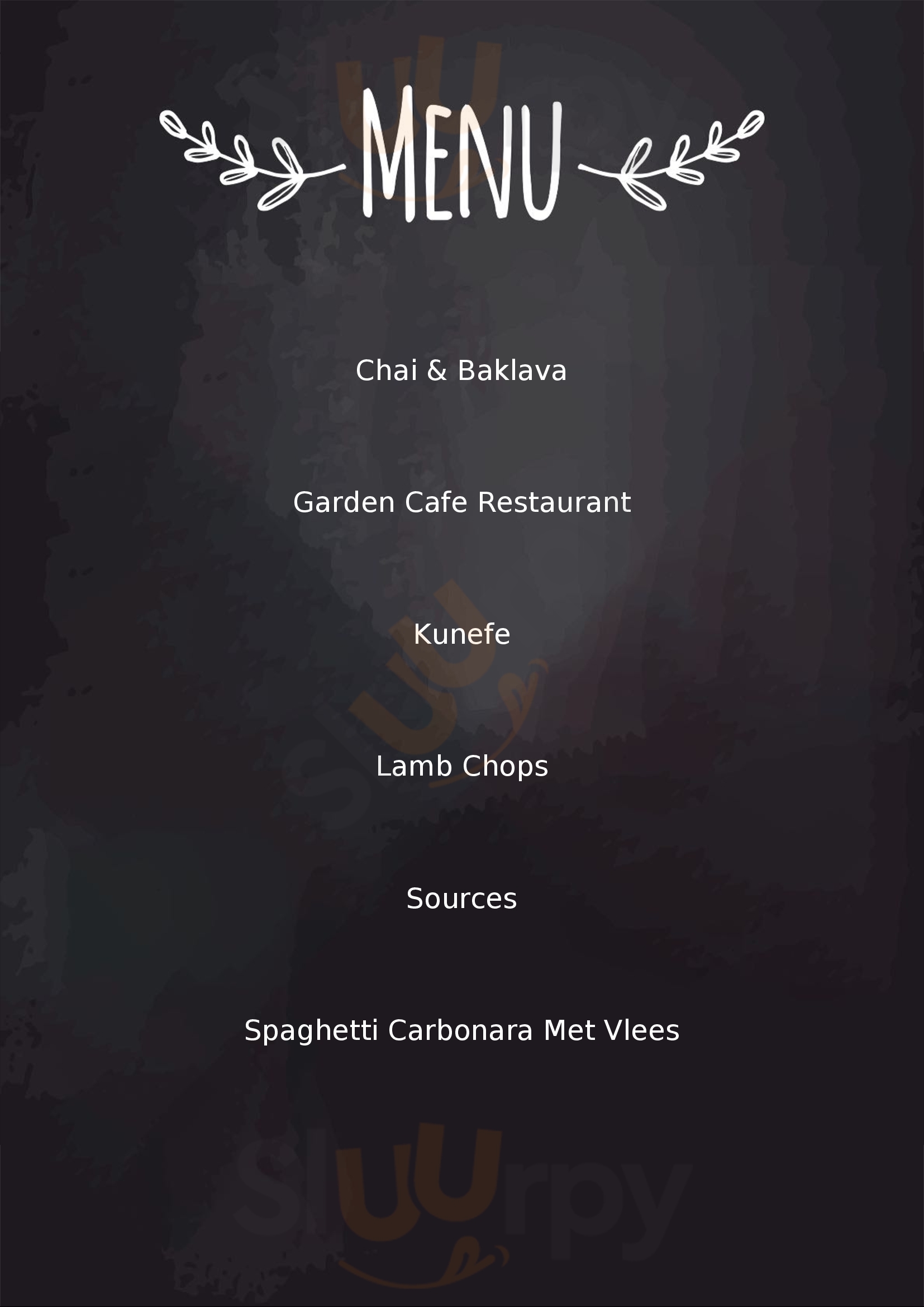 Cozy Garden Fish And Meat Restaurant İstanbul Menu - 1