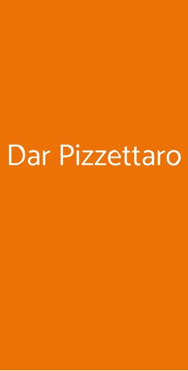 Dar Pizzettaro, Roma