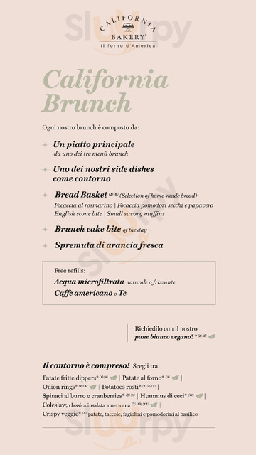 California Bakery Garden & Lounge, Milano