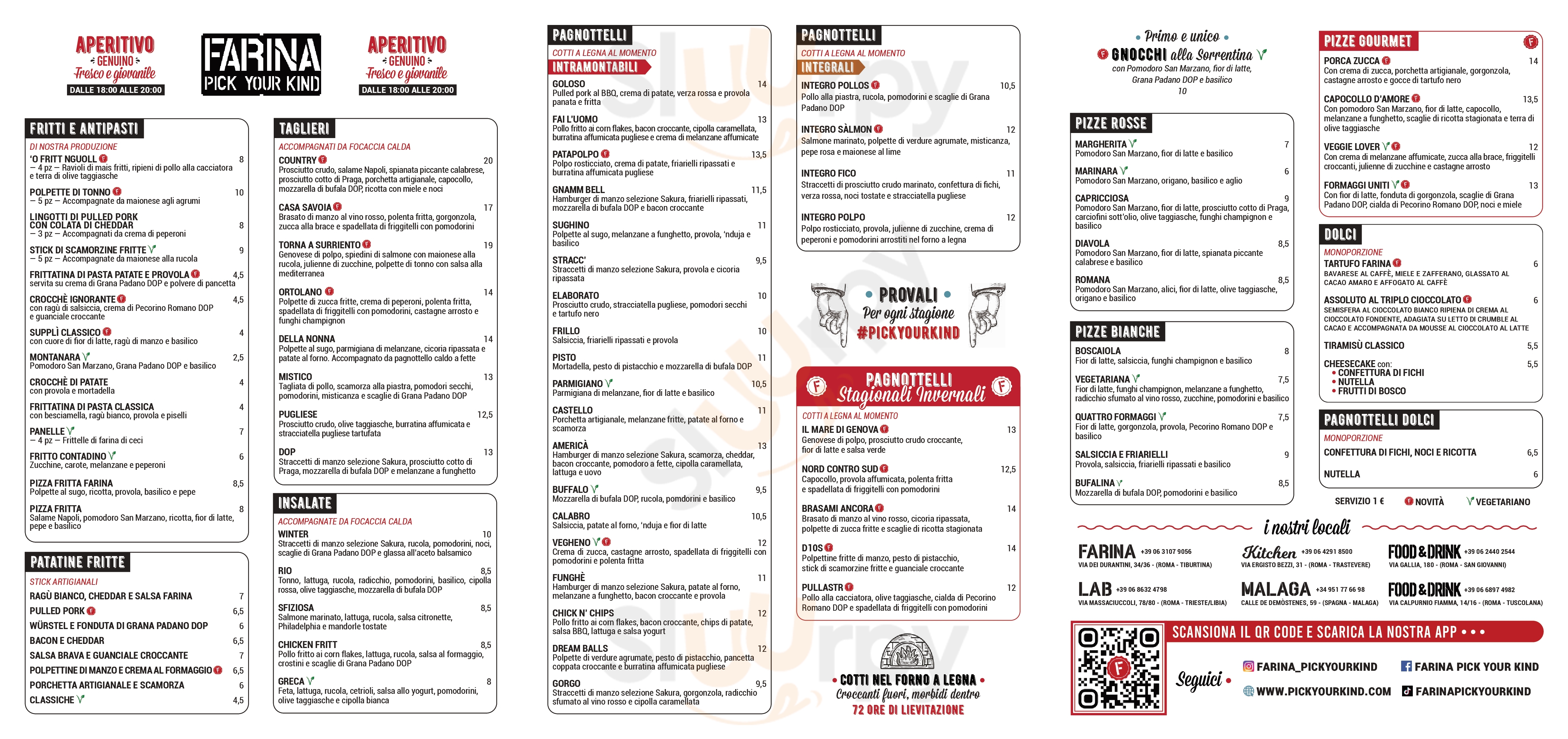 Farina Food & Drink - Tuscolana Roma Menu - 1