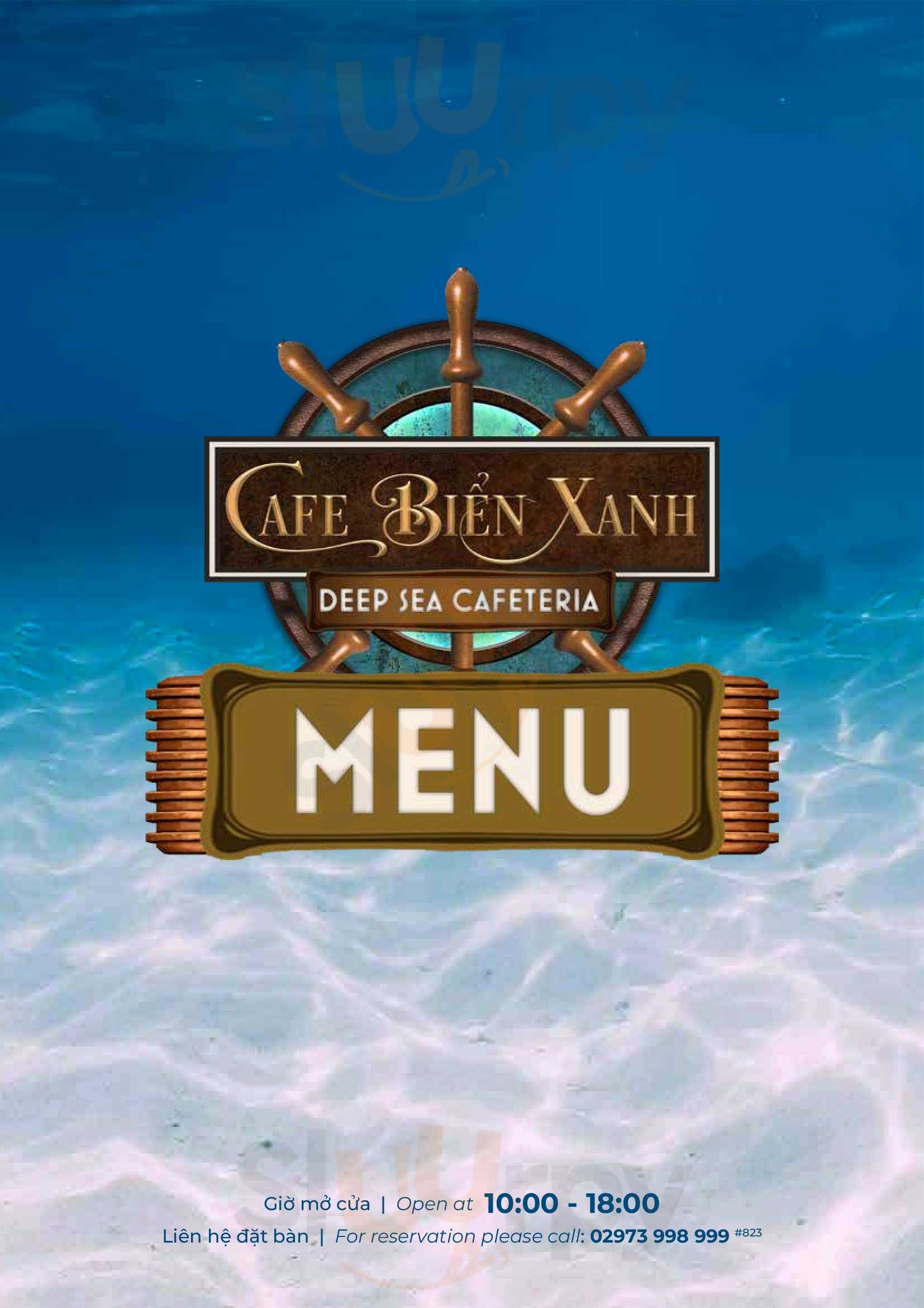 Deep Sea Cafeteria Ganh Dau Menu - 1