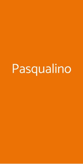 Pasqualino, Palermo