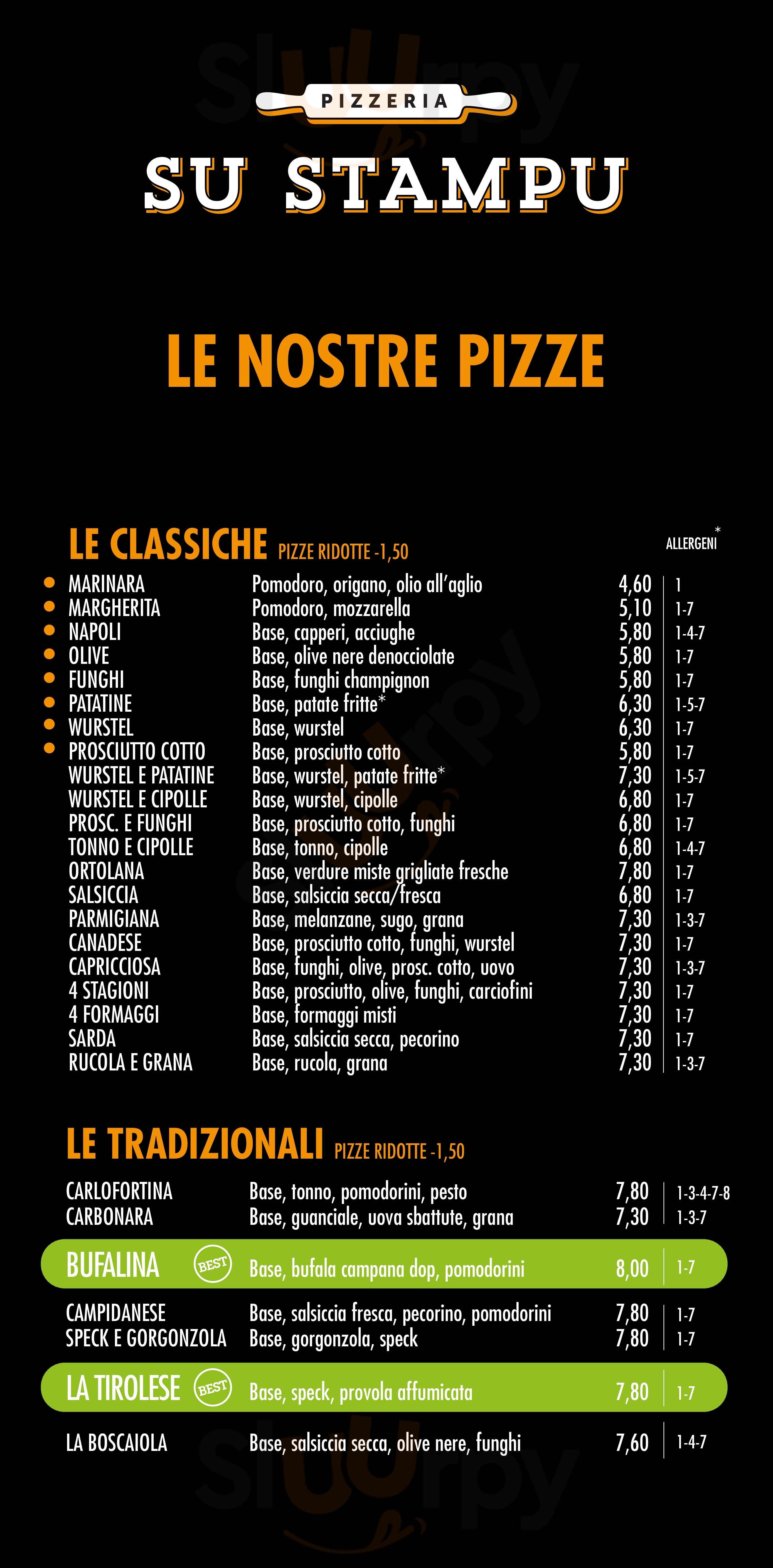 Su Stampu Pizzeria Sestu Sestu Menu - 1