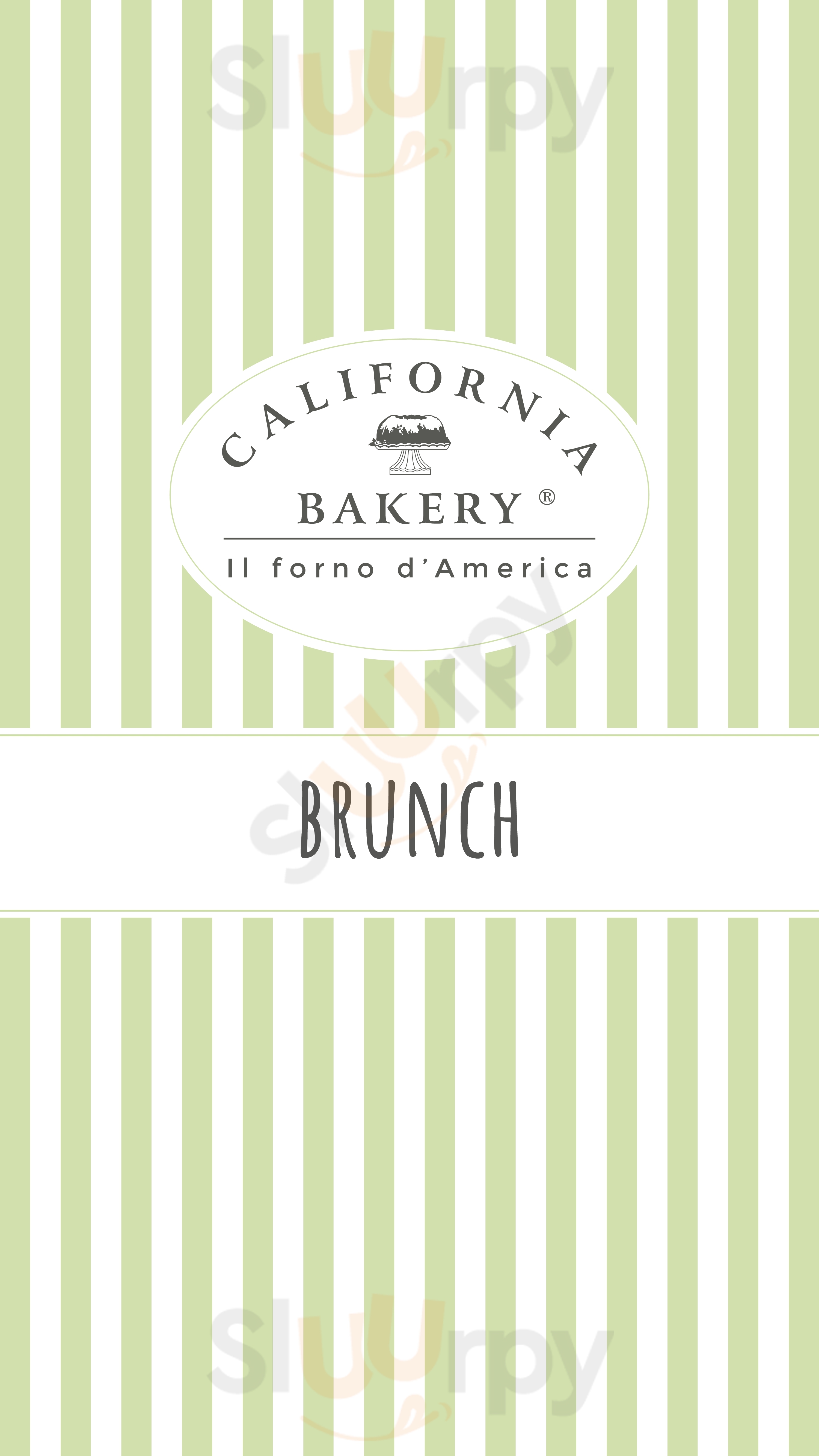 California Bakery Milano Menu - 1