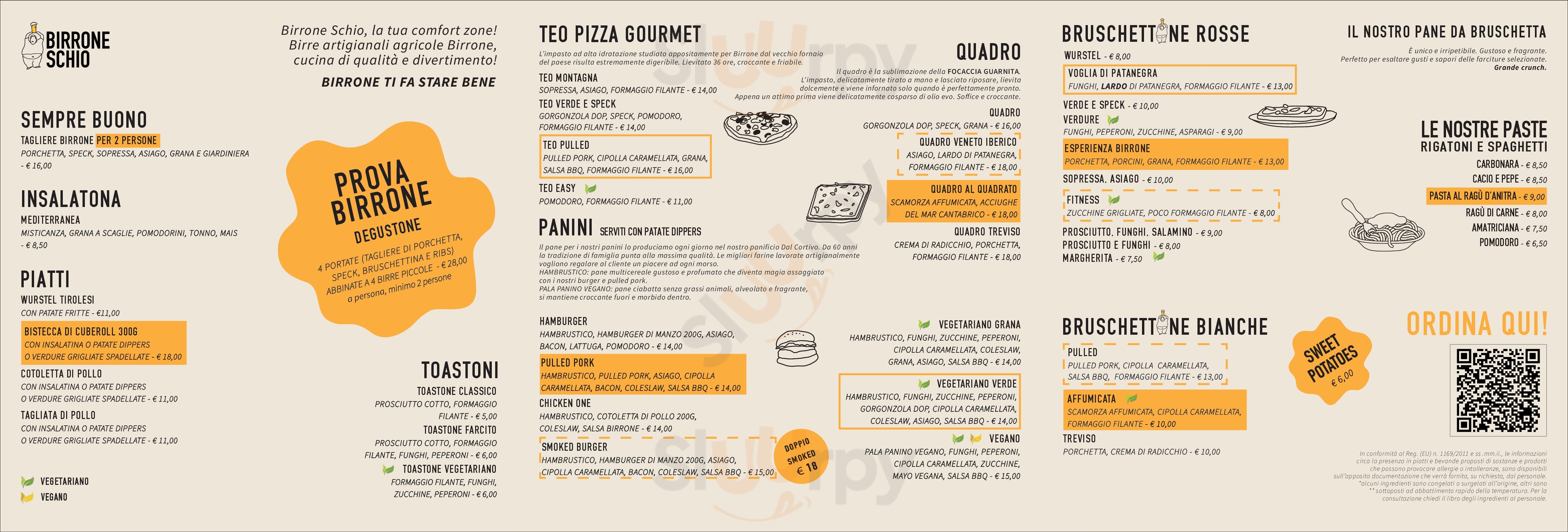 Birrone Schio Schio Menu - 1