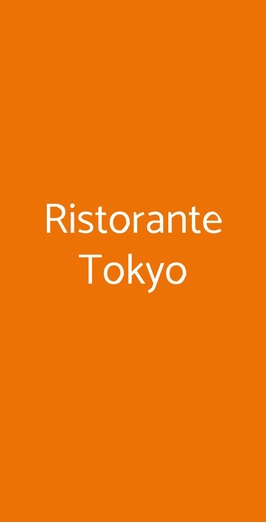 Ristorante Tokyo, Palermo