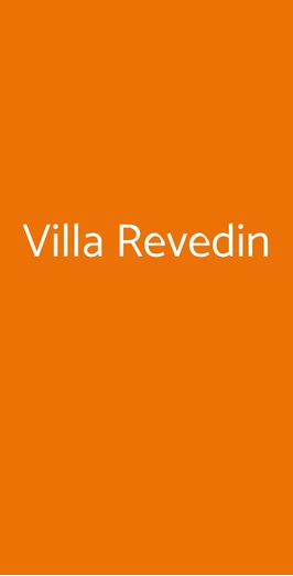 Villa Revedin, Gorgo al Monticano