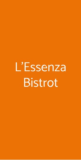 L'essenza Bistrot, Olbia