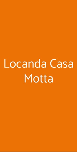 Locanda Casa Motta, Poviglio