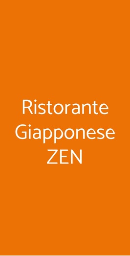 Ristorante Giapponese Zen, Reggio Emilia