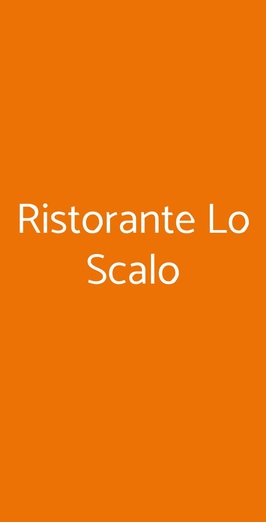 Ristorante Lo Scalo