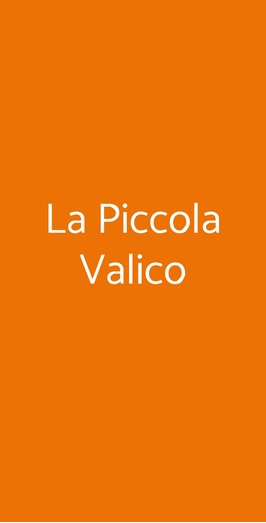 Luna Rossa( Ex La Piccola Valico), Reggio Emilia