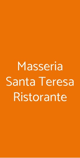 Ristorante La Corte Della Masseria Santa Teresa, Sannicola