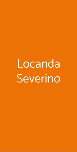 Locanda Severino, Caggiano