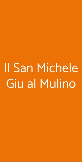 Giu Al Mulino, Pontecagnano Faiano